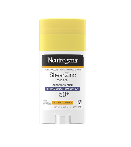 Neutrogena Sheer Zinc Mineral Sunscreen Stick 42g