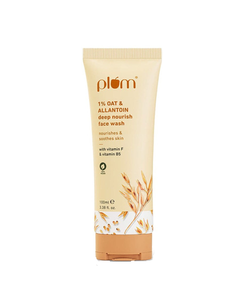 Plum 1% Oat & Allantoin Deep Nourish Face Wash 100ml