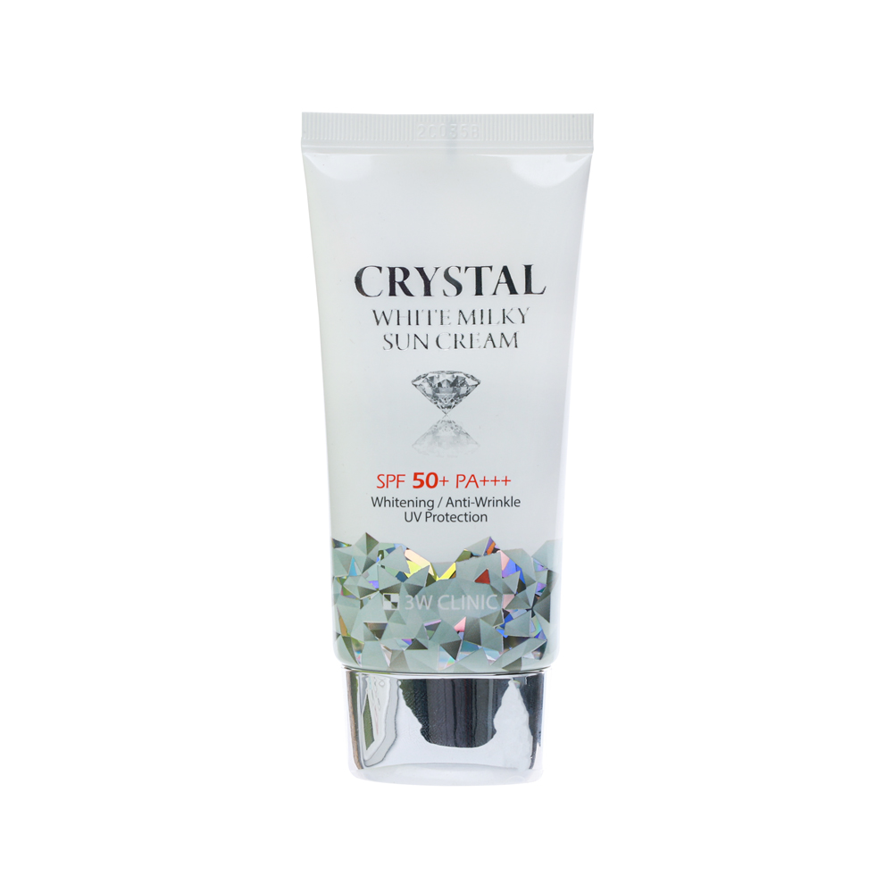 3W Clinic Crystal White Milky Sun Cream SPF 50+ PA+++ 50g