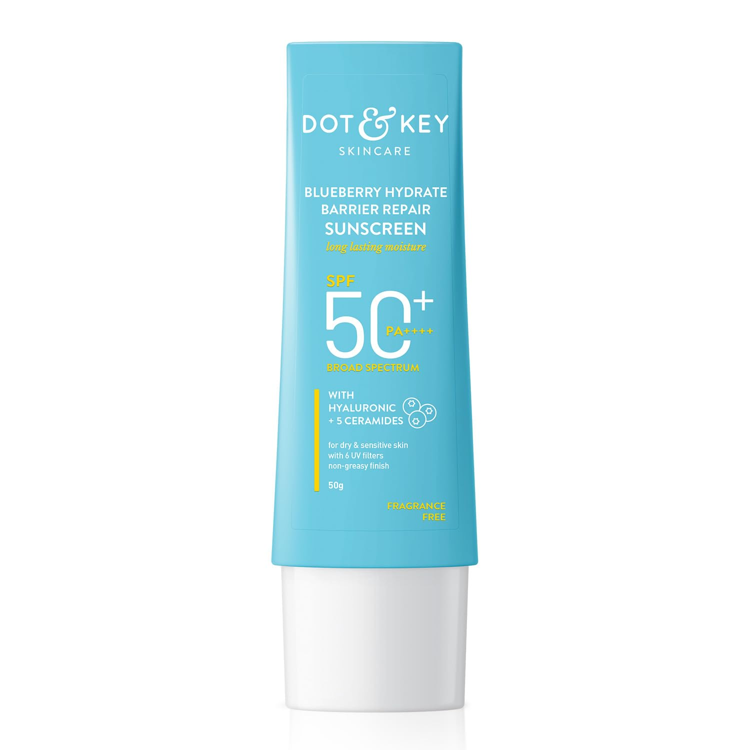 DOT & KEY Blueberry Hydrate Barrier Repair Sunscreen Spf 50+ 50ml