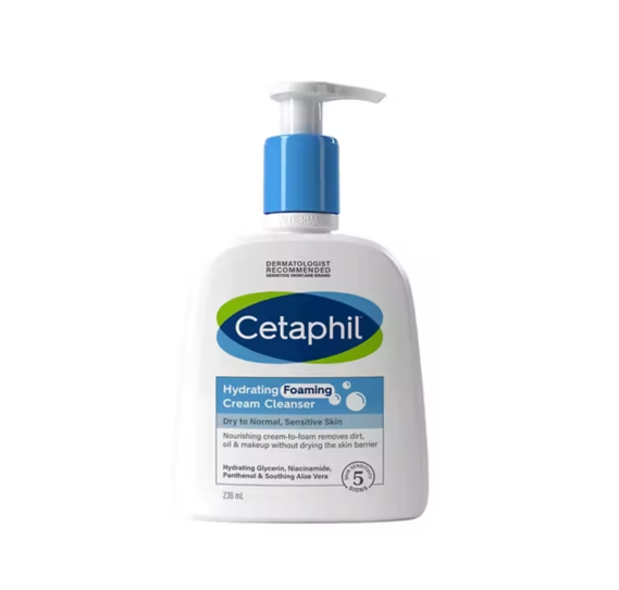 Cetaphil Hydrating Foaming Cream Cleanser 236ml