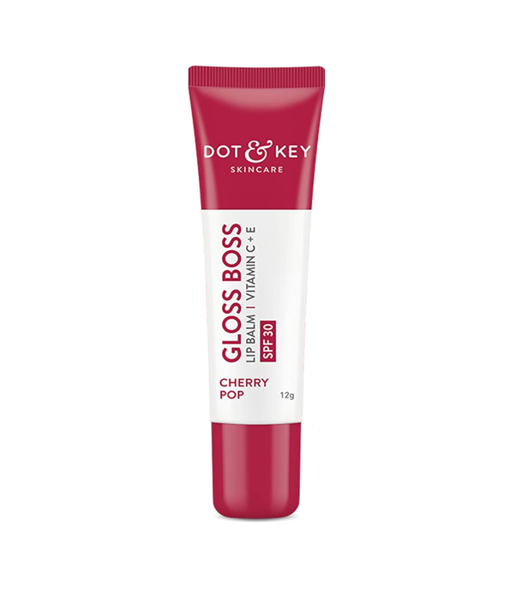 Dot & Key Gloss Boss Vitamin C + E Lip Balm with SPF 30 Cherry Mint 12gm