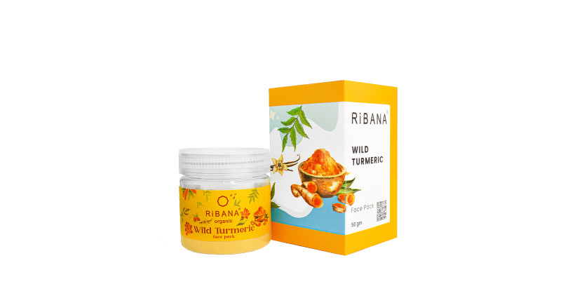 RiBANA Wild Turmeric Face Pack - 50gm