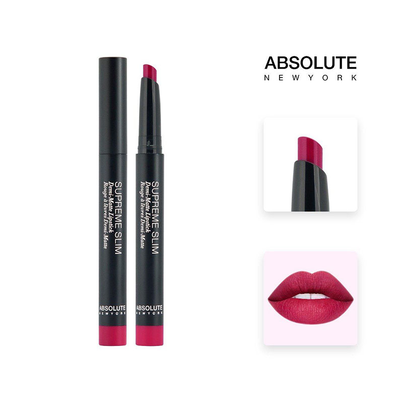 Absolute New York Supreme Slim Demi Matte Lipstick - Peony