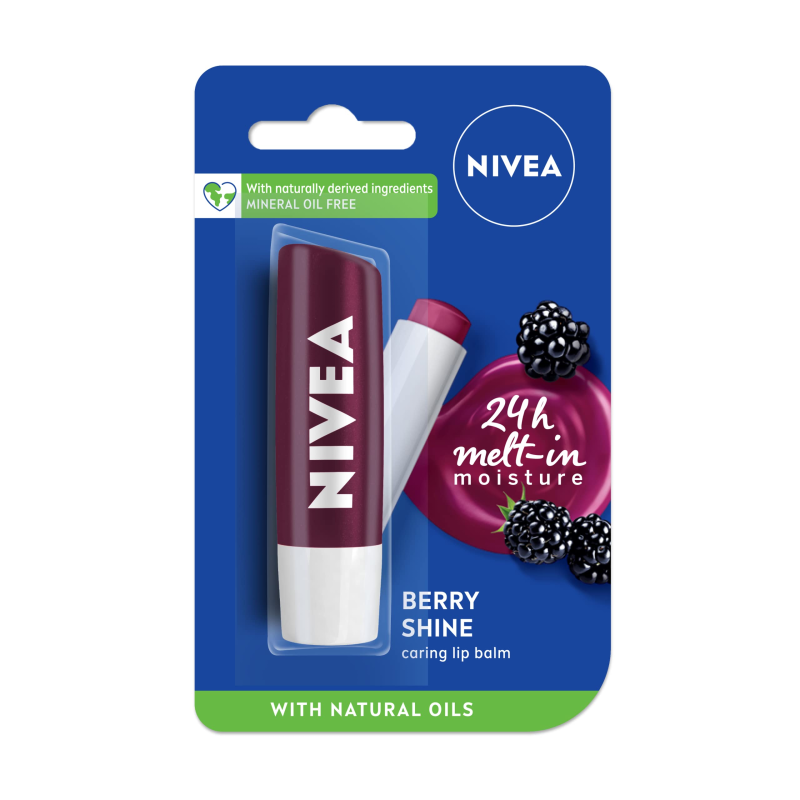 Nivea Lip Care Berry Shine