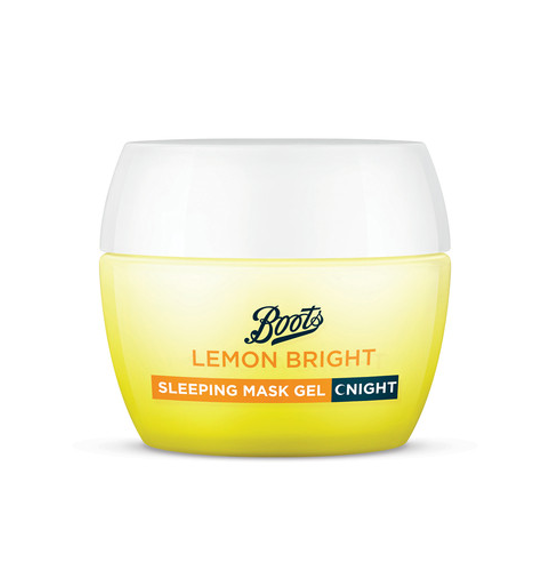 Boots Lemon Bright Sleeping Mask Gel 50ml