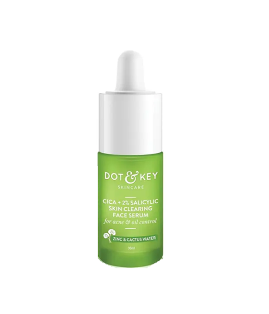 Dot & Key Cica + 2% Salicylic Acid Face Serum for Acne & Oil Control 30ml