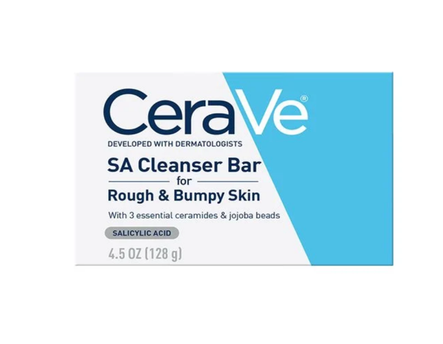 CeraVe SA Cleanser Bar for Rough & Bumpy Skin 128g
