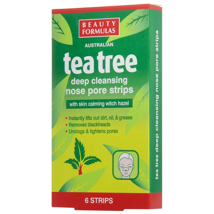 Beauty Formulas Tea Tree Deep Cleansing Nose Pore Strip