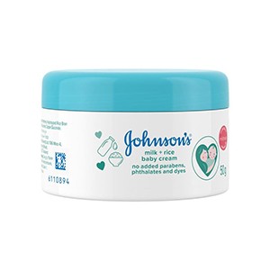 Johnson's Milk + Rice Baby Cream 100g