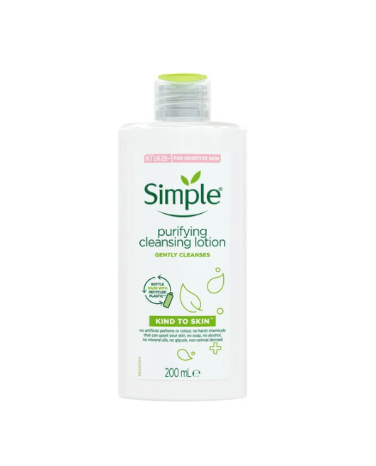 Simple Kind To Skin Purifying Cleansing Lotion 200ml