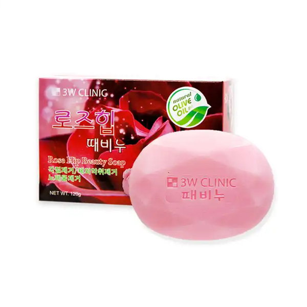 3W Clinic Rose Hip Beauty Soap120g