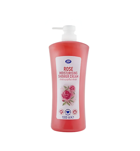 Boots Rose Moisturising Shower Cream 1000ml