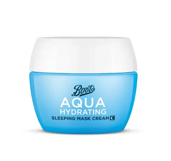 Boots Aqua Hydrating Sleeping Mask cream 50ml