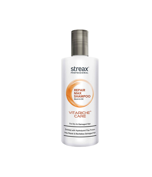 Streax Professionals Repair Max Shampoo for Dry to Damaged Hair 300ml