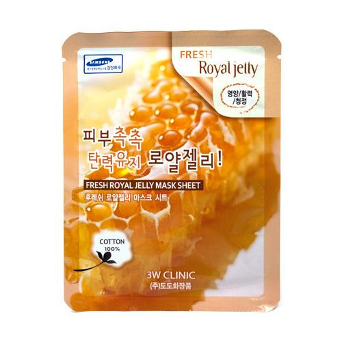 3W Clinic Fresh Royal Jelly Sheet Mask
