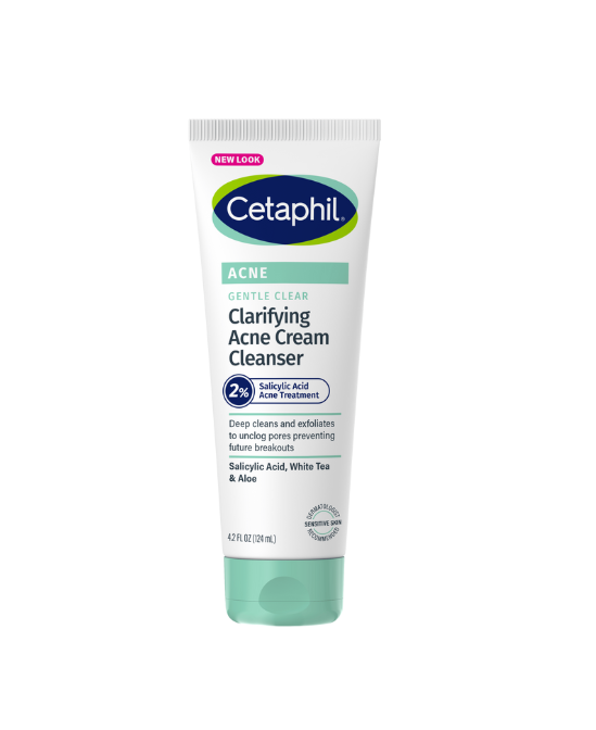 Cetaphil Gentle Clear Complexion Clearing Acne Cleanser 124ml