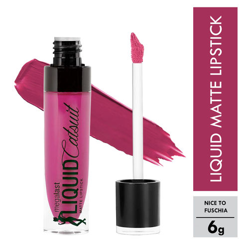 Wet n Wild Liquid Matte Lipstick 6g - Nice To Fuchsia