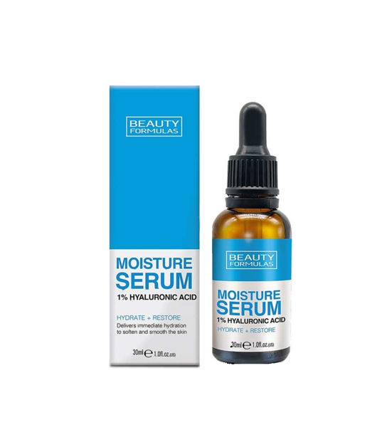 Beauty Formulas Moisture 1% Hyaluronic Acid Facial Serum 30ml