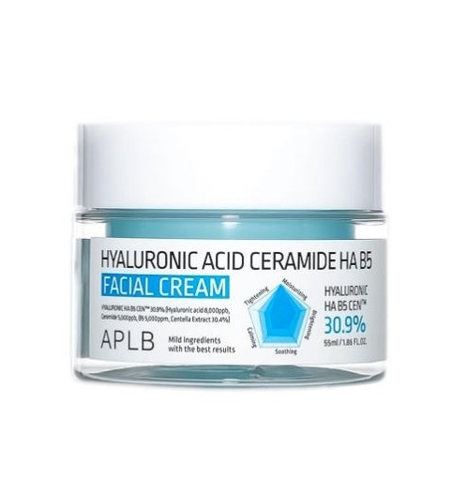 APLB Hyaluronic Acid Ceramide Ha B5 Facial Cream 55ml