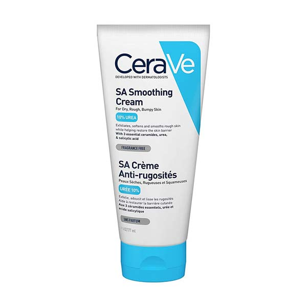 CeraVe SA Smoothing Cream For Dry Rough Bumpy Skin - 177ml