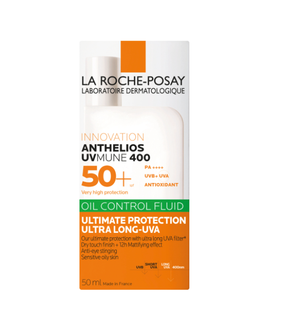 La Roche Posay Innovation Anthelios UV Mune400 Fluid Oil Control Sunscreen SPF50+ 50ml
