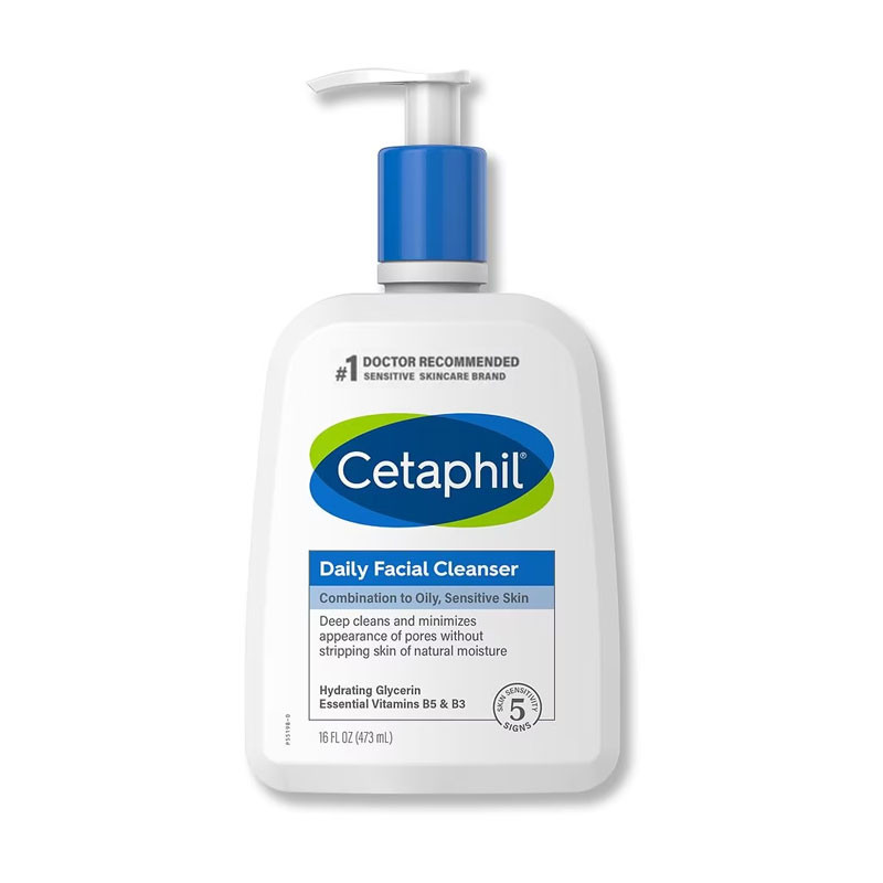 Cetaphil Daily Facial Cleanser (Combination to Oily Sensitive Skin) – 473ml