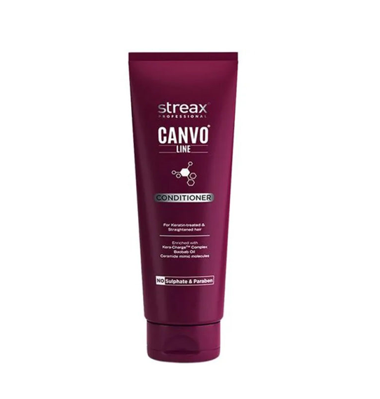 Streax Professional Canvo Line Conditioner For Keratin Treated And Straightened Hair 240gm