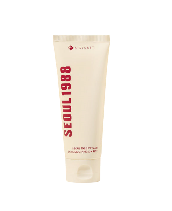 K-SECRET SEOUL 1988 Cream : Snail Mucin 93% + Rice 100ml