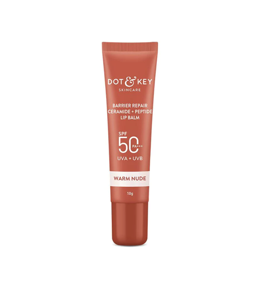Dot & Key Barrier Repair Ceramide + Peptide Lip balm warm nude SPF50 10g