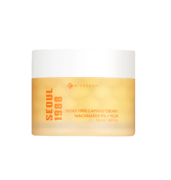 K-SECRET SEOUL 1988 CAPSULE CREAM : NIACINAMIDE 5% + YUJA : NIACINAMIDE 5% + YUJA 50ml